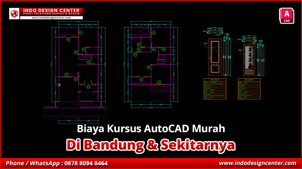 Biaya Kursus AutoCAD Murah di Rancaekek, Bandung