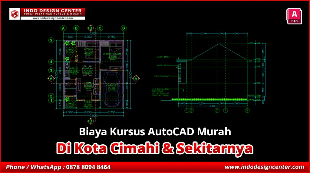 Biaya Kursus AutoCAD Murah di Setiamanah, Kota Cimahi