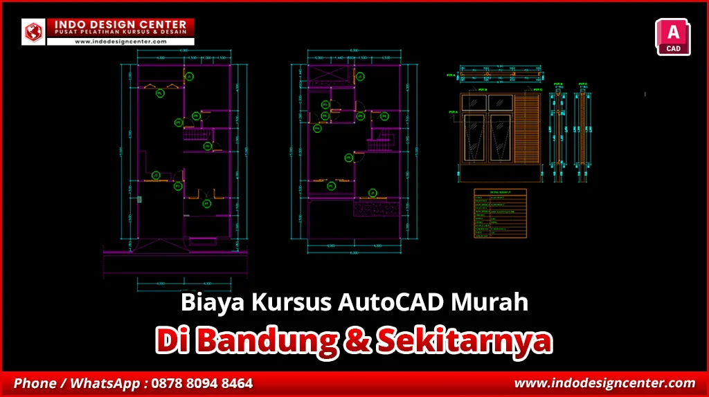 Biaya Kursus AutoCAD Murah di Solokanjeruk, Bandung