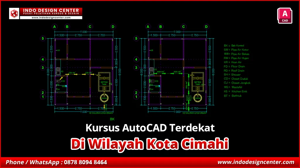 Kursus AutoCAD Terdekat di Cigugur Tengah, Kota Cimahi