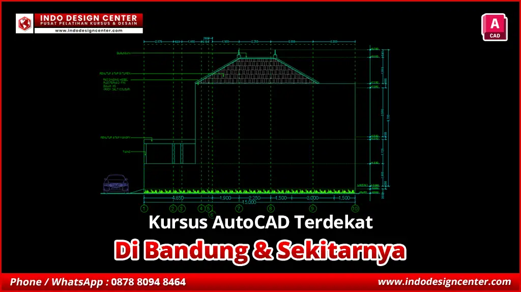 Kursus AutoCAD Bersertifikat di Cikancung, Bandung