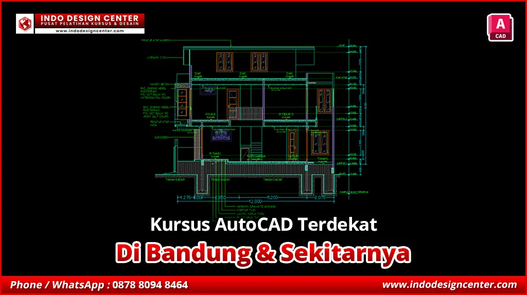 Kursus AutoCAD Terdekat di Cilengkrang, Bandung