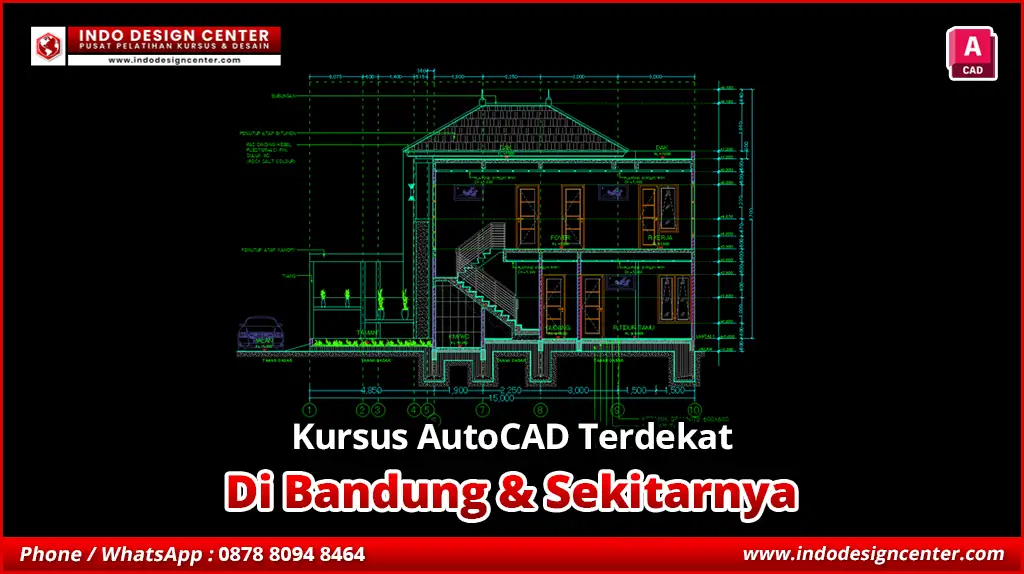 Kursus AutoCAD Bersertifikat di Cimaung, Bandung