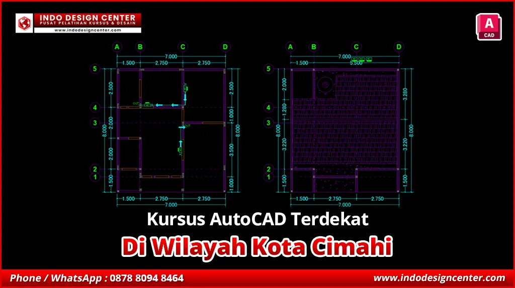 Kursus AutoCAD Terdekat di Cipageran, Kota Cimahi
