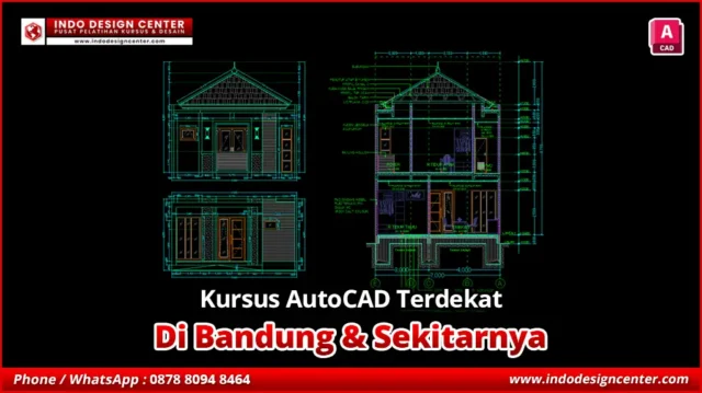 Kursus AutoCAD Bersertifikat di Ciwidey, Bandung