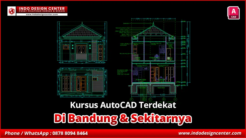 Kursus AutoCAD Bersertifikat di Ciwidey, Bandung