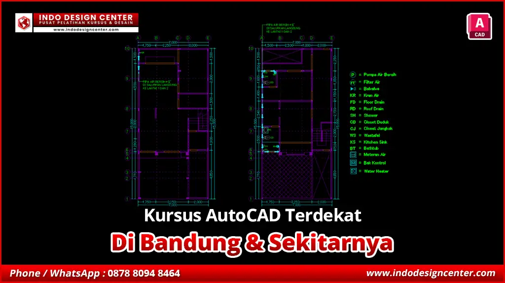 Kursus AutoCAD Bersertifikat di Ibun, Bandung