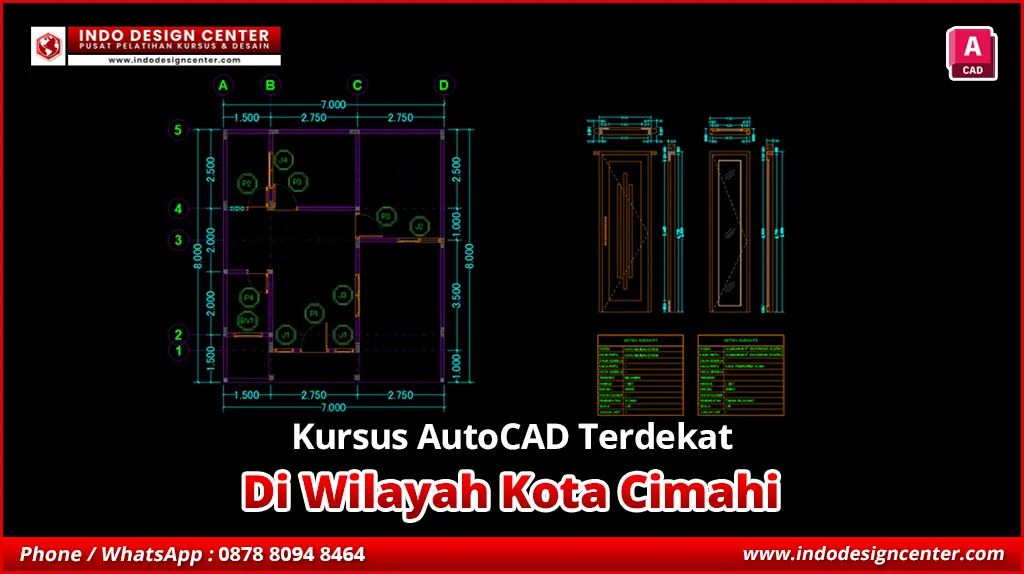 Kursus AutoCAD Terdekat di Leuwigajah, Kota Cimahi