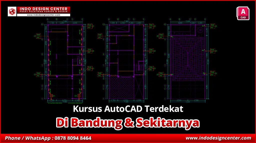 Kursus AutoCAD Bersertifikat di Majalaya, Bandung