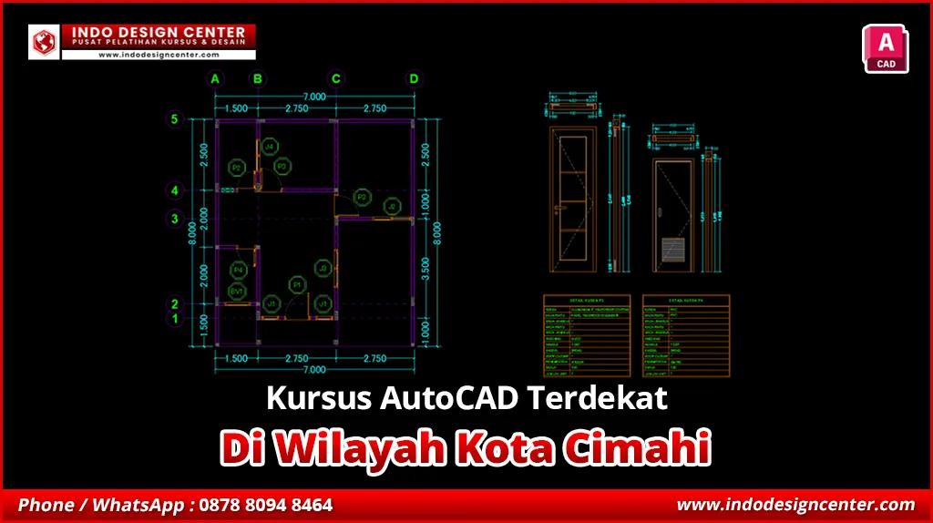 Kursus AutoCAD Terdekat di Melong, Kota Cimahi