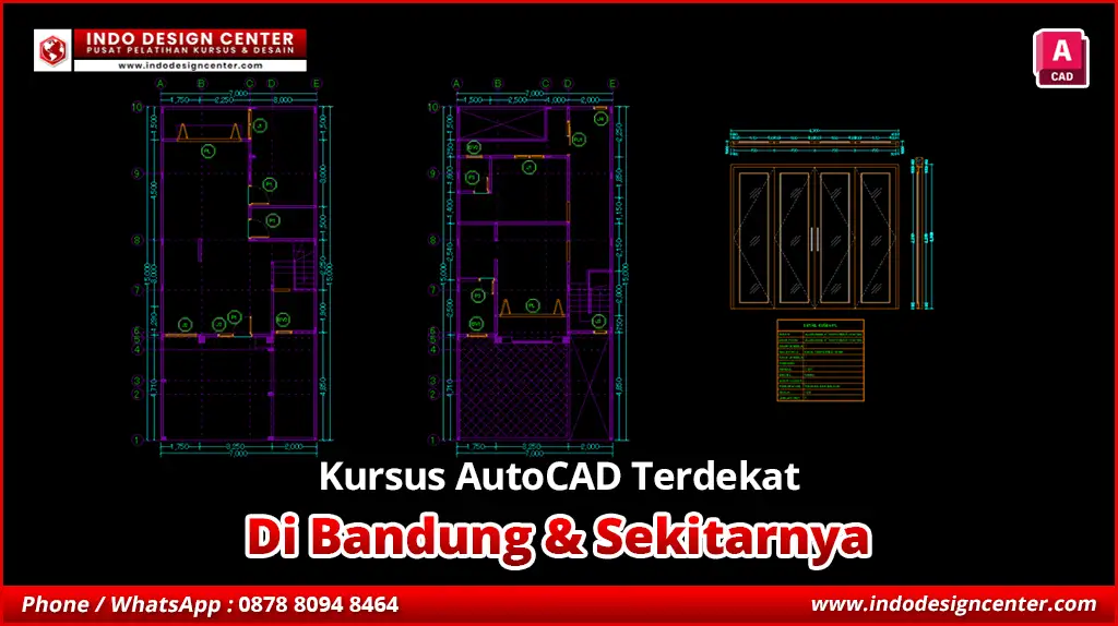 Kursus AutoCAD Bersertifikat di Pacet, Bandung