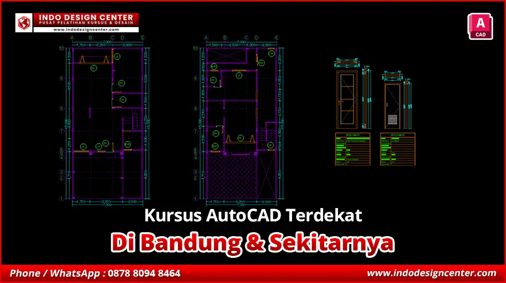 Kursus AutoCAD Bersertifikat di Pangalengan, Bandung