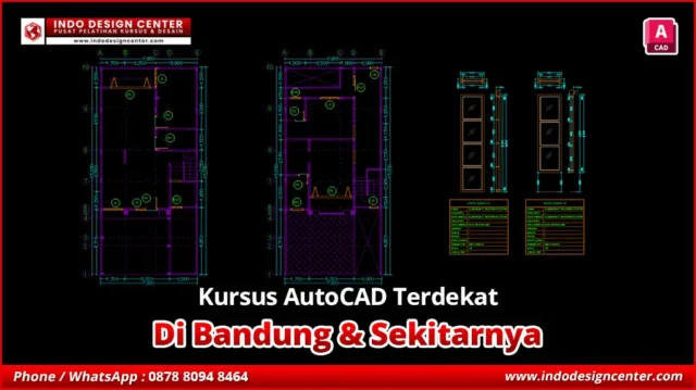 Kursus AutoCAD Bersertifikat di Pasirjambu, Bandung