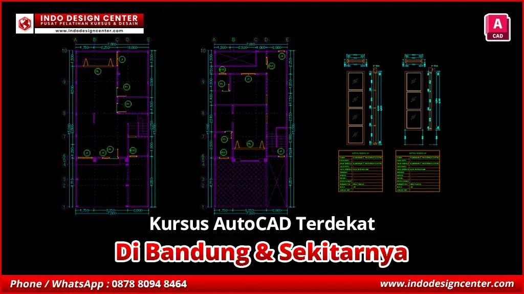 Kursus AutoCAD Bersertifikat di Pasirjambu, Bandung