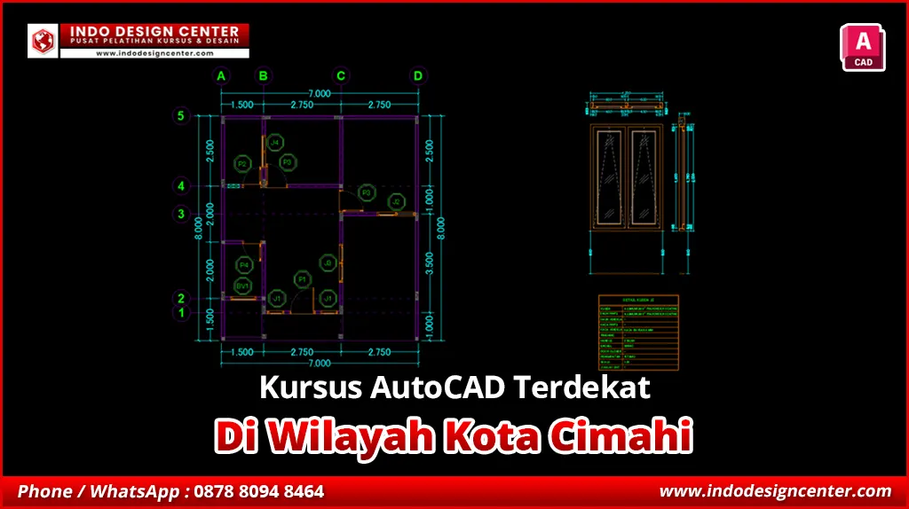 Kursus AutoCAD Terdekat di Pasirkaliki, Kota Cimahi