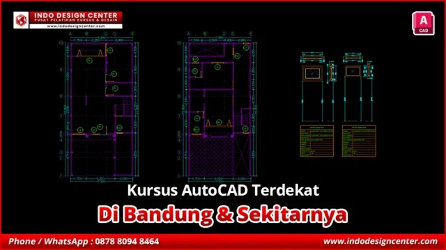 Kursus AutoCAD Bersertifikat di Rancabali, Bandung