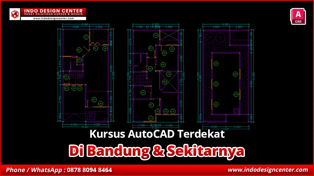 Kursus AutoCAD Terdekat di Ciwidey, Bandung