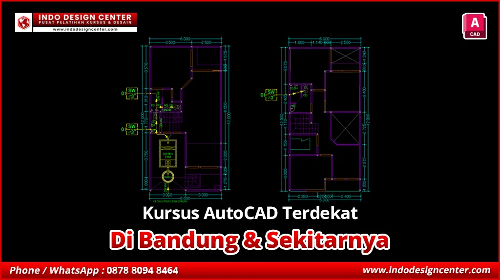 Kursus AutoCAD Terdekat di Ibun, Bandung