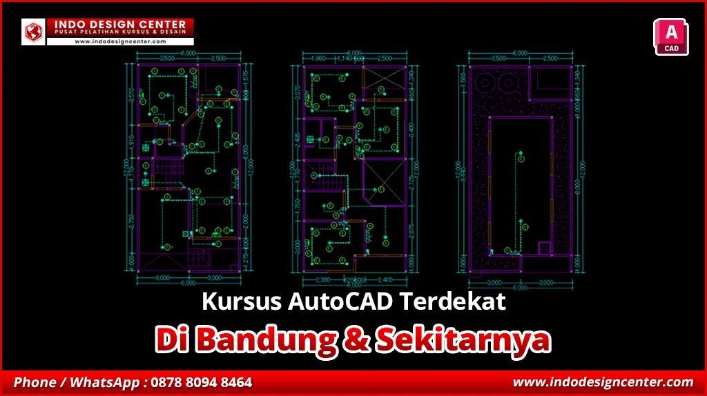 Kursus AutoCAD Terdekat di Margaasih, Bandung