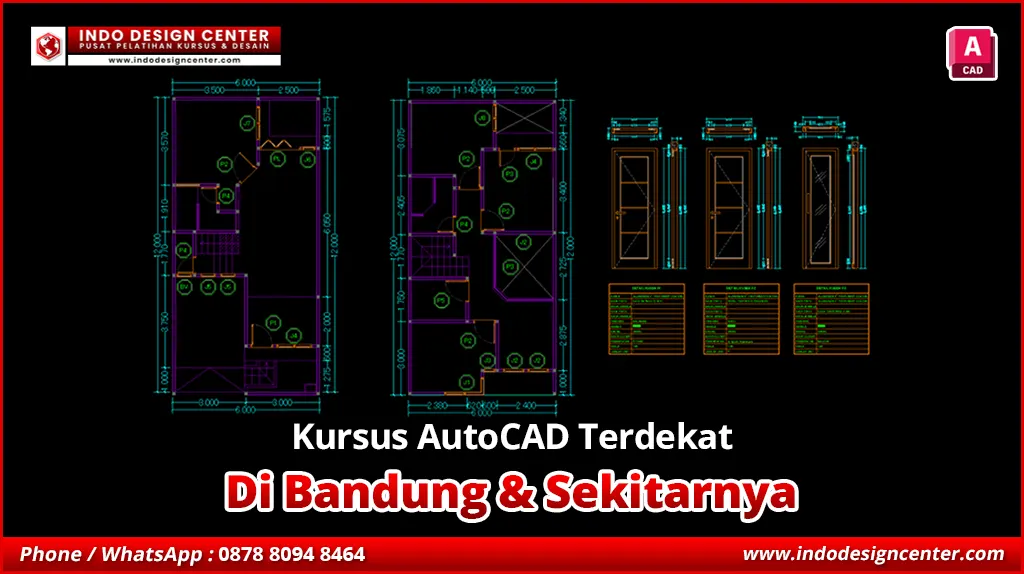 Kursus AutoCAD Terdekat di Pameungpeuk, Bandung
