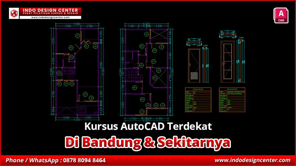 Kursus AutoCAD Terdekat di Pangalengan, Bandung