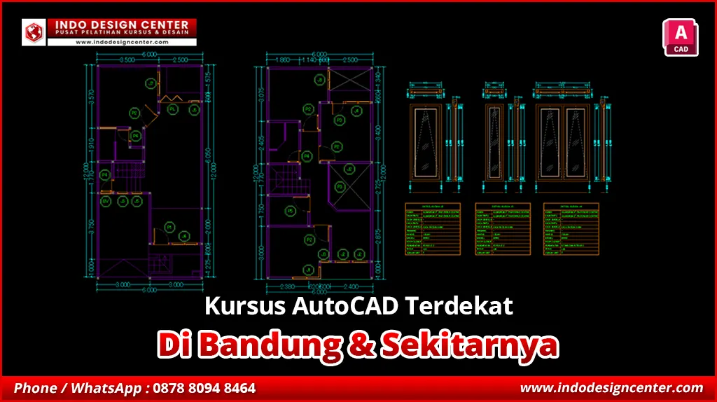 Kursus AutoCAD Terdekat di Pasirjambu, Bandung