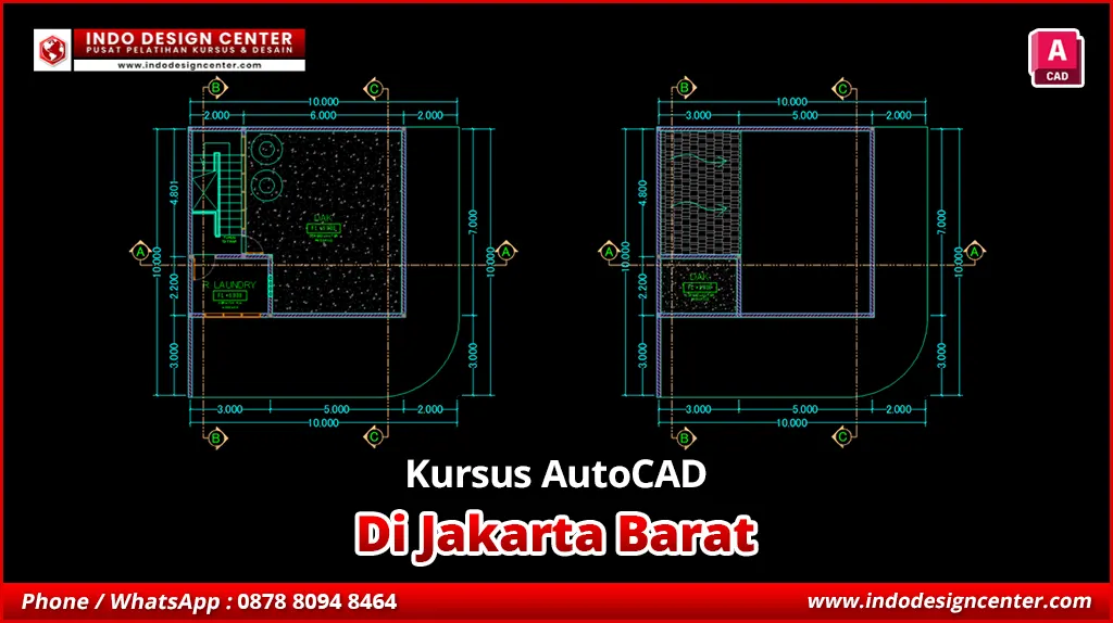 Kursus AutoCAD di Jakarta Barat Cocok untuk Pemula