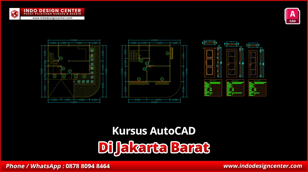 Kursus AutoCAD di Jakarta Barat Desain Eksterior