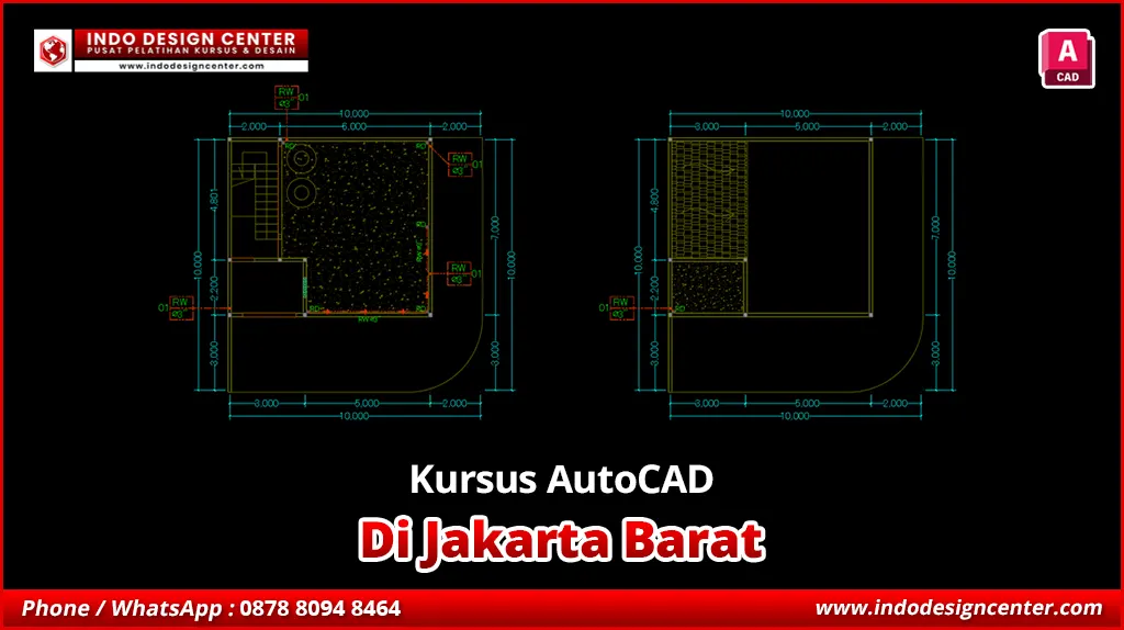 Kursus AutoCAD di Jakarta Barat Murah & Profesional