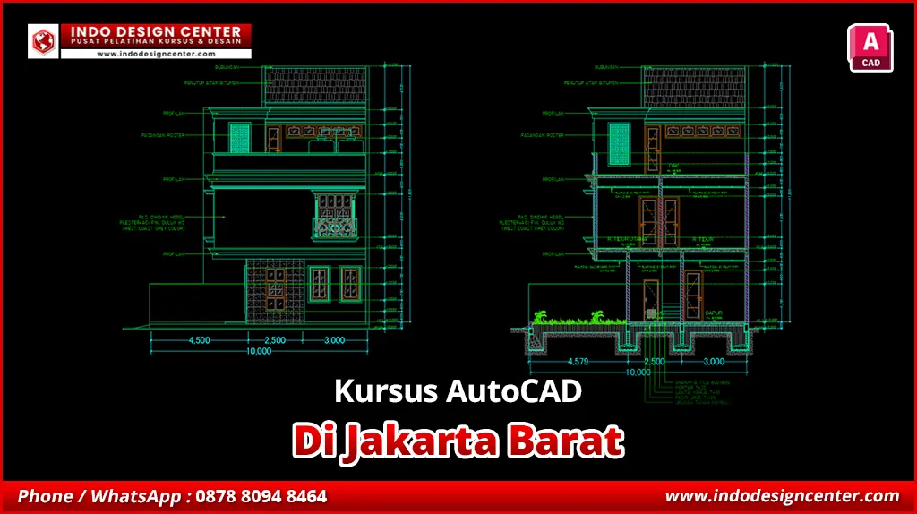 Kursus AutoCAD di Jakarta Barat Pengajar Ahli