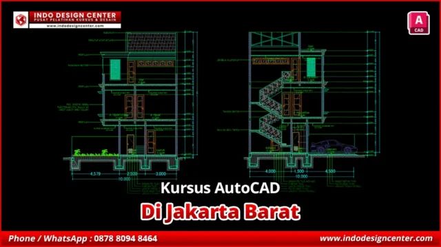 Kursus AutoCAD di Jakarta Barat Tenaga Profesional