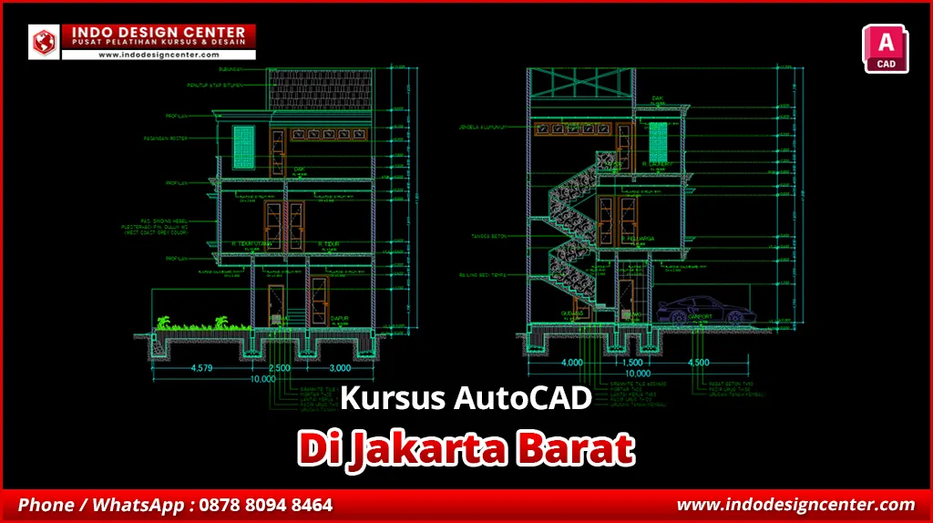 Kursus AutoCAD di Jakarta Barat Tenaga Profesional