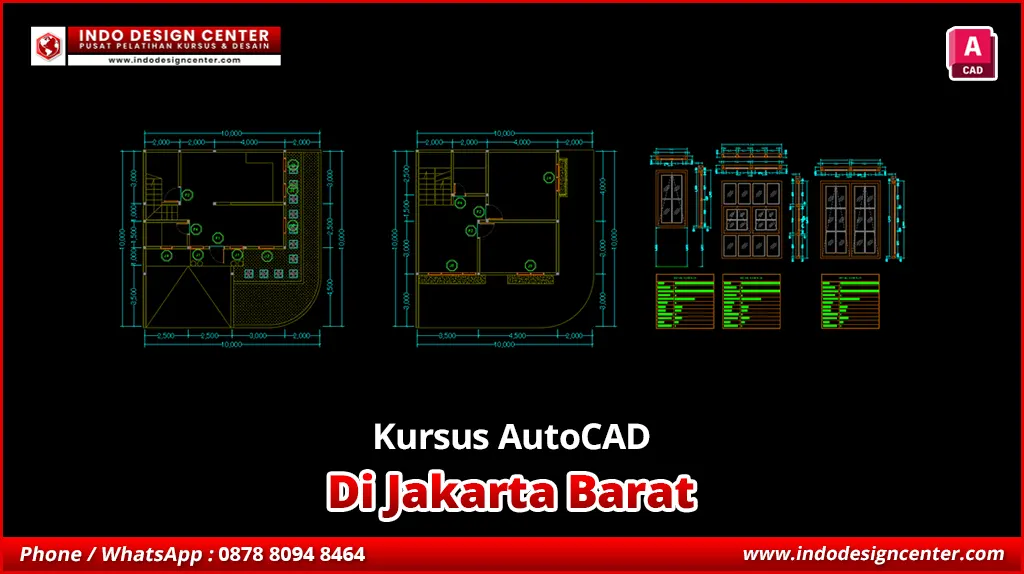 Kursus AutoCAD di Jakarta Barat Drafter Arsitektur Profesional