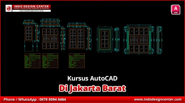 Kursus AutoCAD di Jakarta Barat Gambar Kerja MEP