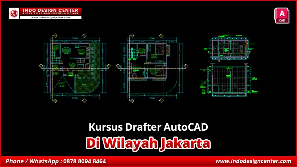 Kursus Drafter AutoCAD di Jakarta Bersertifikat Resmi