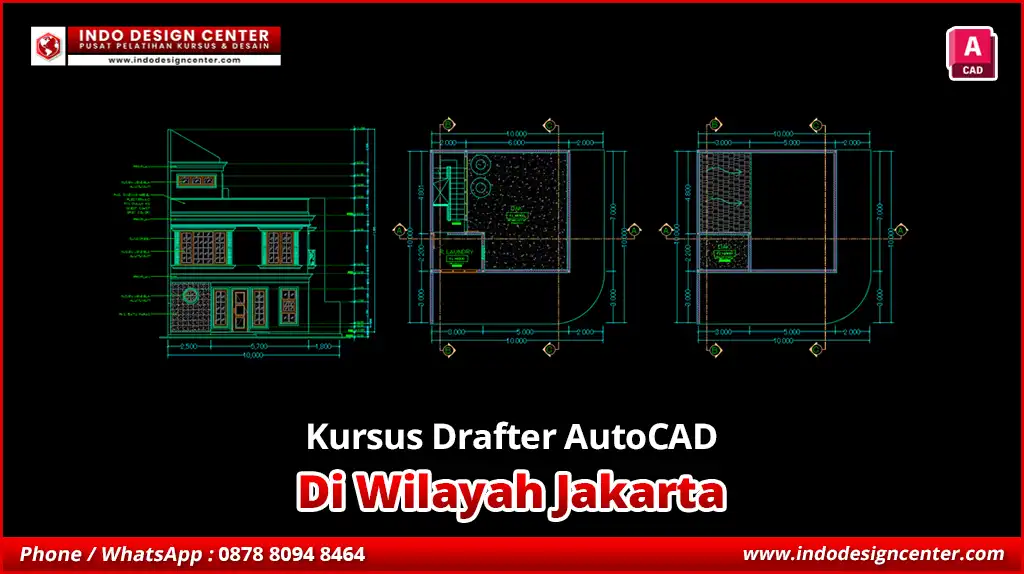 Kursus Drafter AutoCAD di Jakarta Instruktur Berpengalaman
