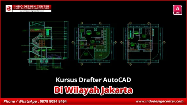 Kursus Drafter AutoCAD di Jakarta Mentor Kompeten