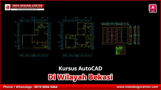 Kursus AutoCAD Jaminan Sampai Bisa di Bekasi