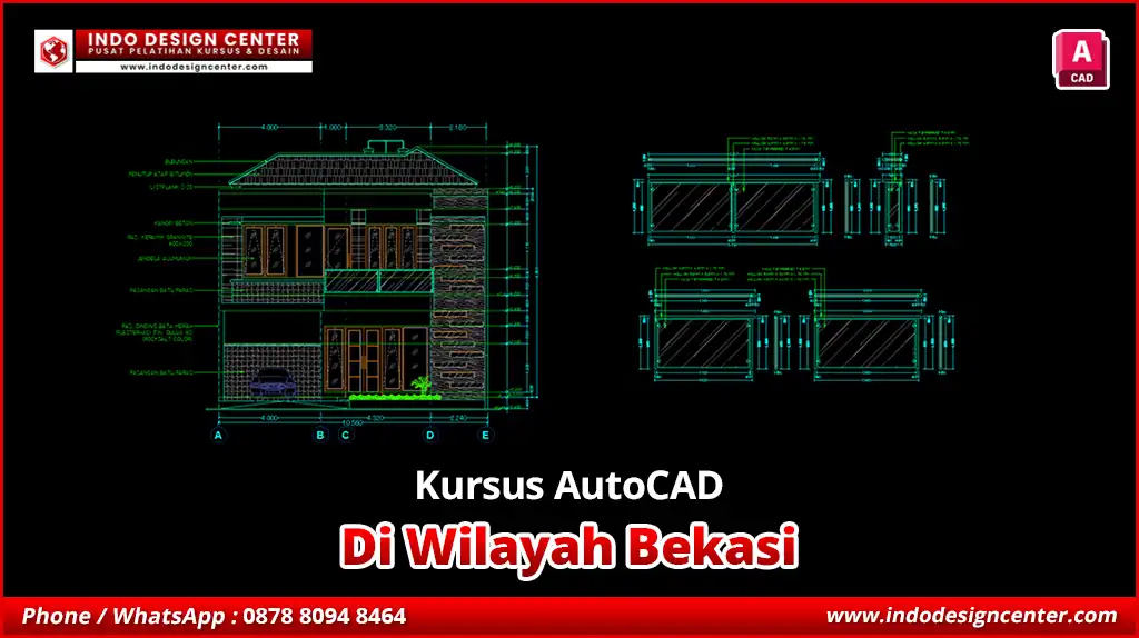 Kursus AutoCAD Murah & Berpengalaman di Bekasi