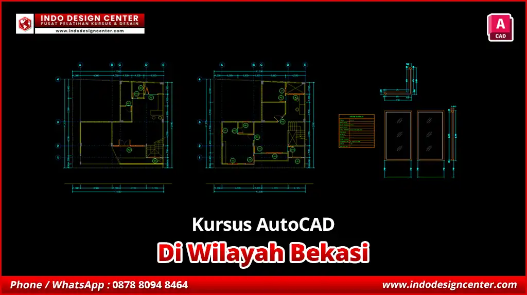 Kursus AutoCAD Pengajar Ahli di Bekasi