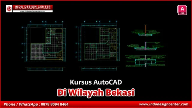 Kursus AutoCAD Trainer Tersertifikasi di Bekasi