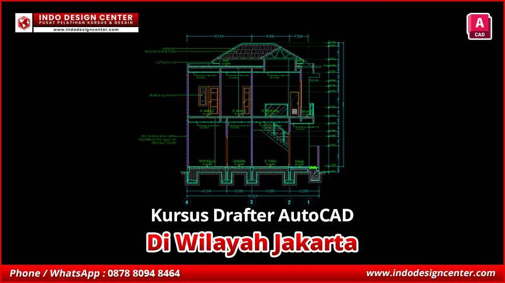 Kursus Drafter AutoCAD di Jakarta Desain Interior