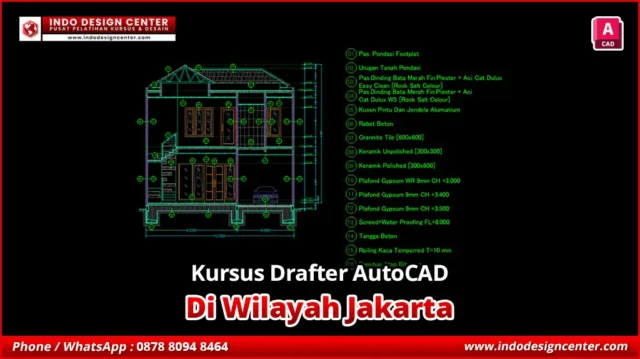 Kursus Drafter AutoCAD di Jakarta Drafter MEP Profesional