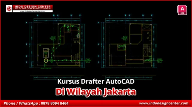 Kursus AutoCAD di Jakarta Gambar Kerja MEP