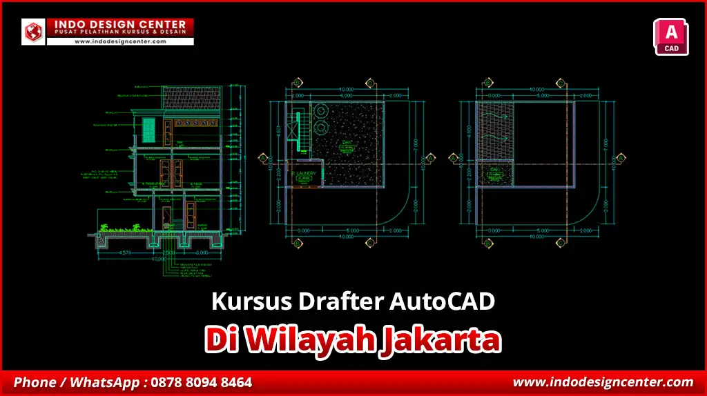 Kursus Drafter AutoCAD di Jakarta Murah & Profesional