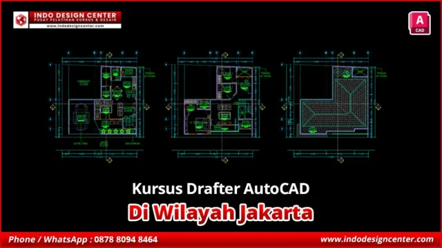 Kursus Drafter AutoCAD di Jakarta Murah & Terjangkau