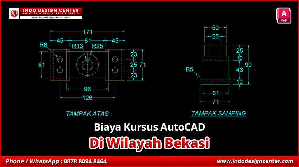 Biaya Kursus AutoCAD Civil Engineering di Bekasi