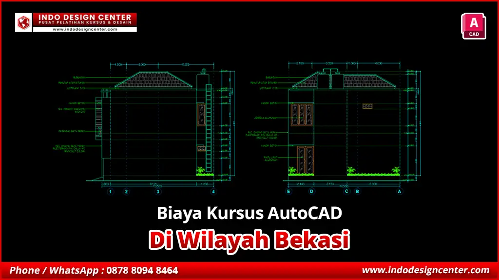 Biaya Kursus AutoCAD Cocok untuk Pemula di Bekasi