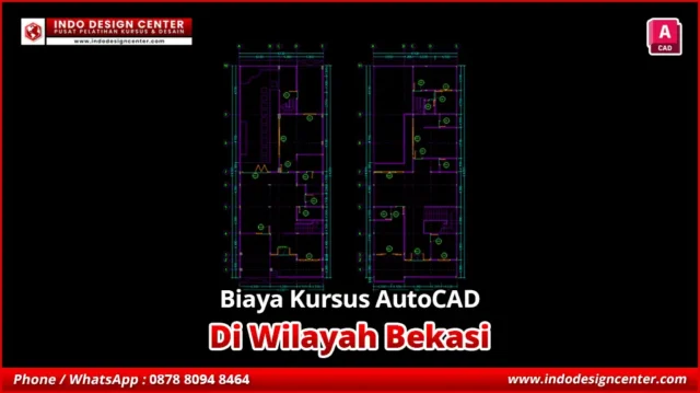 Biaya Kursus AutoCAD Desain Interior di Bekasi