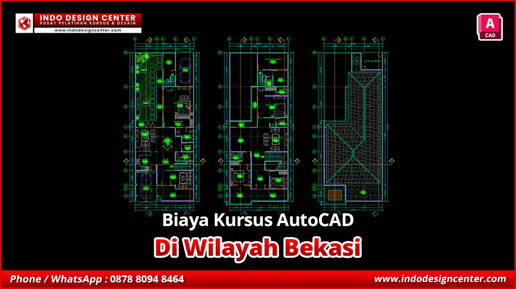 Biaya Kursus AutoCAD Tenaga Profesional di Bekasi